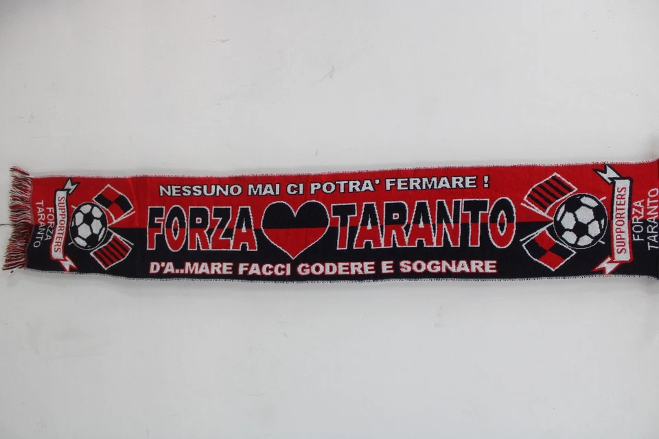 Sciarpa scarf Calcio TARANTO bufanda Schal écharpe - Immagine 1 di 1