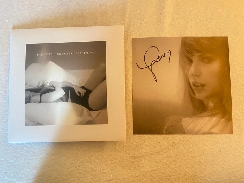 The Tortured Poets Department Vinyl With Bonus Track The Manuscript Hand Signed - Image 1 of 1