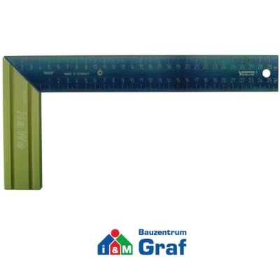 HAWE - HANS WERNER GMBH & CO. KG HaWe Schreinerweinkel Zimmermannswinkel Messwinkel Profi-Ausführung 400mm/ 300mm