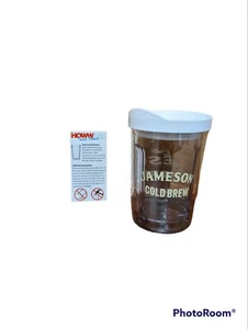 Jameson Whiskey Cold Brew Bicchiere promozionale Howw termico tazza 14 once - Foto 1 di 8