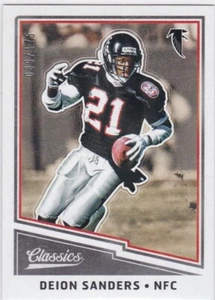 2017 Classics Glossy BLUE BACK #110 DEION SANDERS #89/175 - Picture 1 of 1