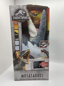 Jurassic World Real Feel Mosasaurus * Modellino Dinosaur Park WOW - Foto 1 di 12