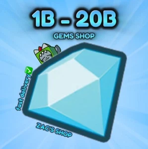 GEMS SHOP I 1B - 20B I PET SIMULATOR 99 GEMS I PET SIM 99 GEMS I PS99 I Roblox - Foto 1 di 7