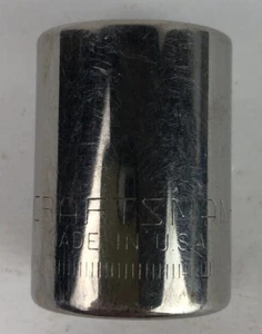 Craftsman 21mm 12 Point 1/2" Drive Shallow Socket G 44249 Made In USA - Imagen 1 de 6