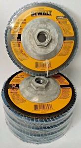 DeWalt DW8365 5" x 5/8-11 24er Körnung Zirkonia Fächerscheibe 5 Scheiben - Bild 1 von 3