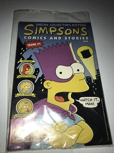 Simpsons Comics and Stories #1 Edizione da Collezione Bustina Con Poster B485 - Foto 1 di 4