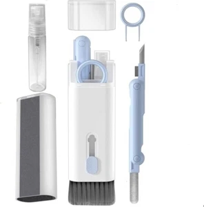 Kit de nettoyage multifonctionnel pour casque/clavier/ordinateur portable/téléphone/PC/moniteur - Photo 1/9