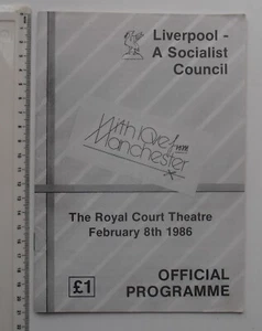 PROGRAMME THE SMITHS THE FALL NEW ORDER LIVERPOOL ROYAL COURT 8th FEBRUARY 1986 - Picture 1 of 2