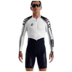 Assos Chronosuit Uno S5 Blanco Manga Larga Skinsuit Talla TIR XXXl NUEVO - Imagen 1 de 7