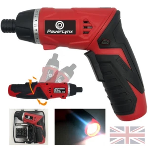 Electric Cordless Power Screwdriver & Torch Set USB Charge Lithium Ion Battery - Picture 1 of 7