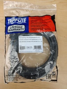Tripp Lite P034-010 10FT POWER CORD CABLE 5-15P TO C19 HEAVY DUTY 15A 14AWG - Picture 1 of 2