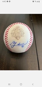 Royals BEN ZOBRIST Signed Official World Series Baseball - Picture 1 of 6