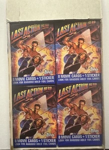Last Action Hero Film Sammelkarten (Topps, 1993) One Card Pack - Bild 1 von 3