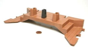 Playmobil Castle Brown "Wood" Drawbridge Floor Platform w/ Clip 3030 3666 - Picture 1 of 1