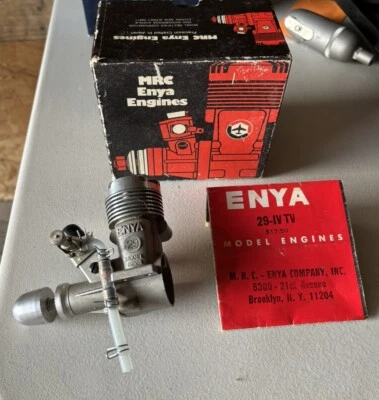 Enya 29 Stunt Model 5224 RC Airplane Engine - Japan In Box - Image 1 of 4