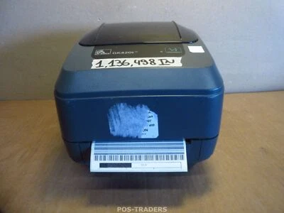 Zebra GK420T Thermal Transfer USB Parallel Label Printer INCL PSU - 1.136.498 IN - Bild 1 von 4