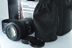 【Near Mint】Sigma 105mm F2.8 EX DG OS HSM Macro Lens for Nikon DSLR Camera