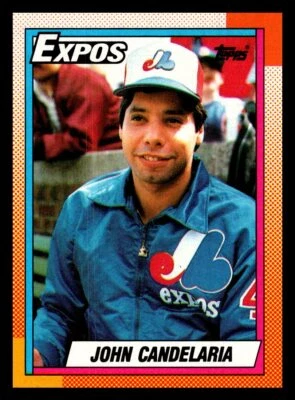 1990 Topps # 485 - John Candelaria - Montreal Expos - Image 1 of 2