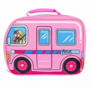 Barbie Van geformte Thermoskanne Thermo Brotdose rosa - Bild 1 von 8