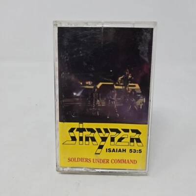 Stryper Isaiah 53:5 Soldiers Under Command 1985 Cassette Tape TESTED WORKS - Image 1 of 4