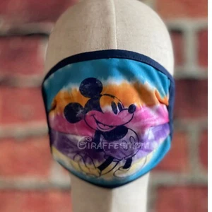 Disney Parks Tye Dye Mickey Mouse Adult Face Mask Large - Picture 1 of 3