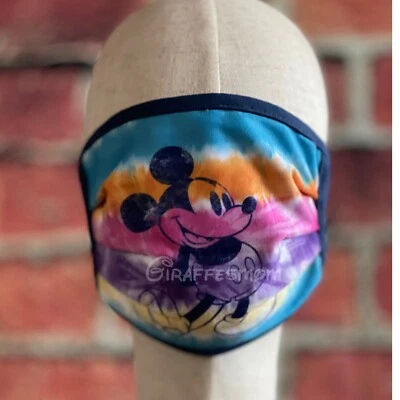 Disney Parks Tye Dye Mickey Mouse Adult Face Mask Large - Image 1 of 3