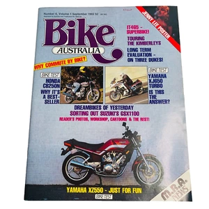 Bike Australia No. 6 Vol. 1 September 1982 Vintage Motorbike Magazine RARE - Picture 1 of 7