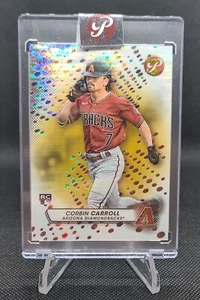 2023 Topps Pristine Corbin Carroll RC Encased Gold Pristine Refractor 40/50 - Picture 1 of 3