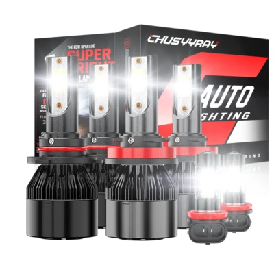 Para Para Toyota Avalon 2008 2009 2010-2012 LED Faro + Bombillas Antiniebla Foto 1 de 4