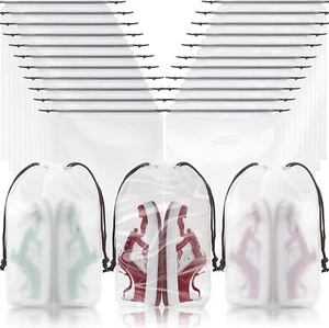 60 Pack Shoe Bags for Travel, 30 Transparent and 30 Translucent Bags, 11.8in... - Picture 1 of 2