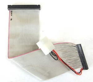 Lot of 2 - IDE 40 pin Desktop 3.5" to IDE 44 pin Laptop 2.5" adapter cable power - Picture 1 of 5