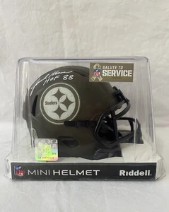 Jack Raphael Ham Jr. Pittsburgh Steelers Signed Auto Mini Helmet JSA COA-No Card - Picture 1 of 8