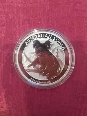 Australia 2018 - 1 Troy Oz. Silver 1 Dollar - Koala - Unc & Sealed - Imagen 1 de 3