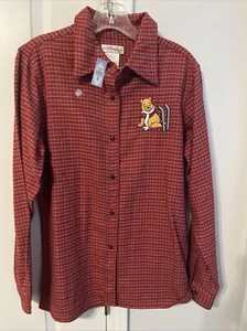 The Disney Store, Winnie the Pooh roter karierter Flanell, US Damen M - Bild 1 von 8