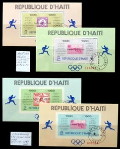 HAITI 1969 Olympic M/Sheets Perf & Imperf DM307 - Picture 1 of 1