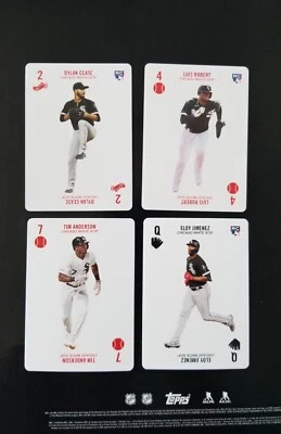 2019 2020 Topps 52 Card Baseball Game chicago white sox - Image 1 of 4