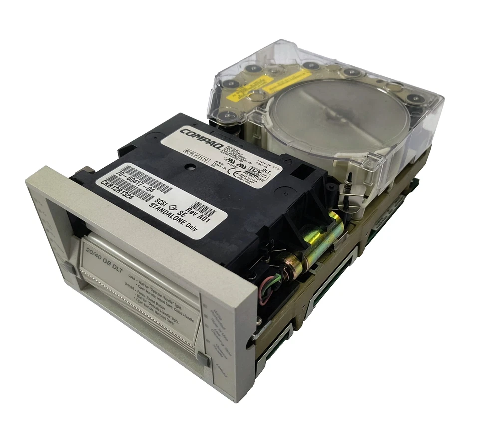 Compaq 340769-002 20/40GB Internal SCSI DLT LOADER TH5AA-CL 340745-002 - Image 1 of 4