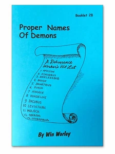 Proper Names of Demons - Booklet #28 by Win Worley - Imagen 1 de 1
