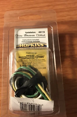 Conector de extremo de remolque plano de 4 cables Hopkins 48115 NUEVO Foto 1 de 2