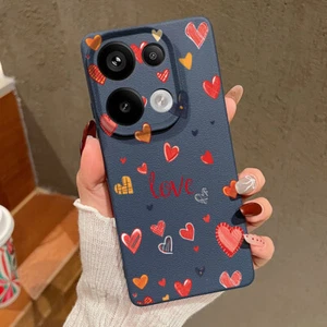 Love Heart Phone Case For Xiaomi Redmi Note 14 13 12 11 Pro 13T Silicone Cover - Picture 1 of 30