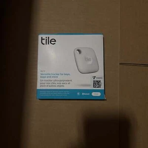 Tile Mate 1-Pack WHITE Bluetooth Tracker Keys bags Finder & Item Locator & more - Zdjęcie 1 z 1