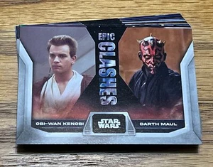 2023 Topps Star Wars Flagship EPIC CLASHES Insert Set (20 Cards) - Picture 1 of 1