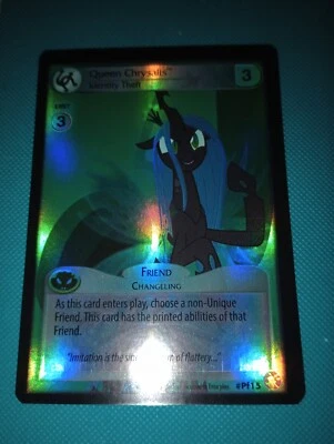 MLP Ccg Queen Chrysalis Identity Theft Absolute Discord Pf15 Very Rare - Image 1 of 2