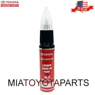 Genuine Toyota OEM Radiant Red Touch-Up Paint Pen 00258-003L5-21 Code 3L5 - Image 1 of 4