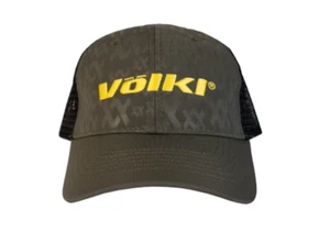 NWT UNISEX VOLKL MESH "THE TRUCKER" ADJUSTABLE TENNIS CAP.  OLIVE/BLACK - Picture 1 of 6