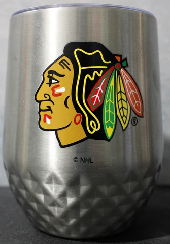 Chicago Blackhawks Stainless Steel Diamond 12oz. Tumbler Cover
