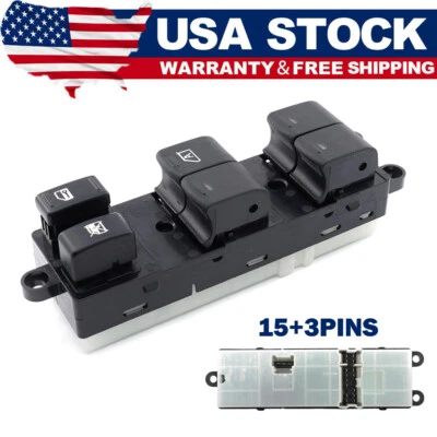 25401-ED000 Right For Nissan Tiida Electric Master Power Window Control Switch - Image 1 of 4