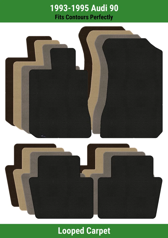 Alfombrillas Lloyd Classic Loop fila delantera y trasera para Audi 90 1993-1995  Foto 1 de 4