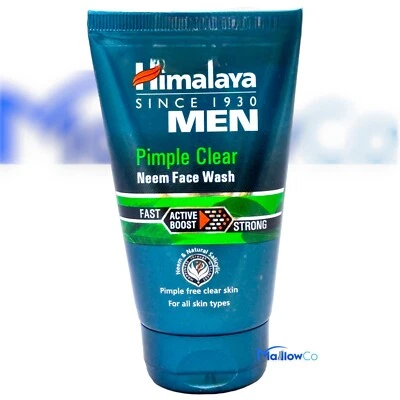 Himalaya Men Pimple Clear Neem Face wash 100ml - Pimple Free Clear Skin - Image 1 of 2