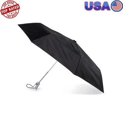 Eco-friendly Auto Open Close Umbrella W/ Sunguard Compact Portable Design New - Image 1 of 4